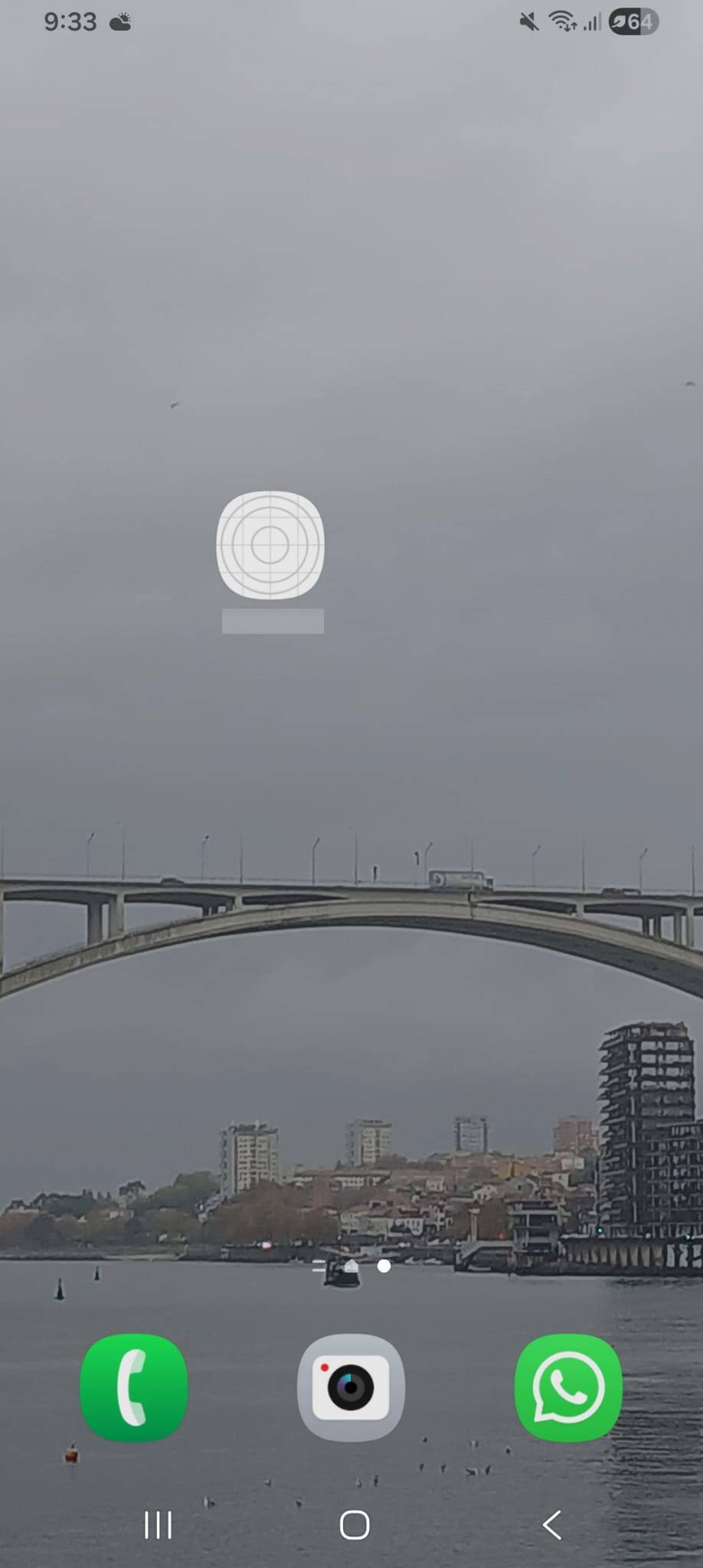 Vista de la app instalada en mi móvil